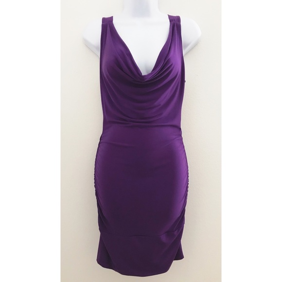 wet seal purple dress Vintage Silk Lavender Slip Dress Wet Seal Large Side Zipper 1990s